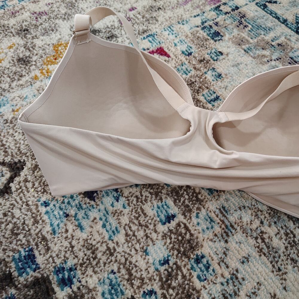 Soma Bra Womens 40DD Enbliss Racerback Front Closure Tan Nude Ivory - Picture 5 of 11